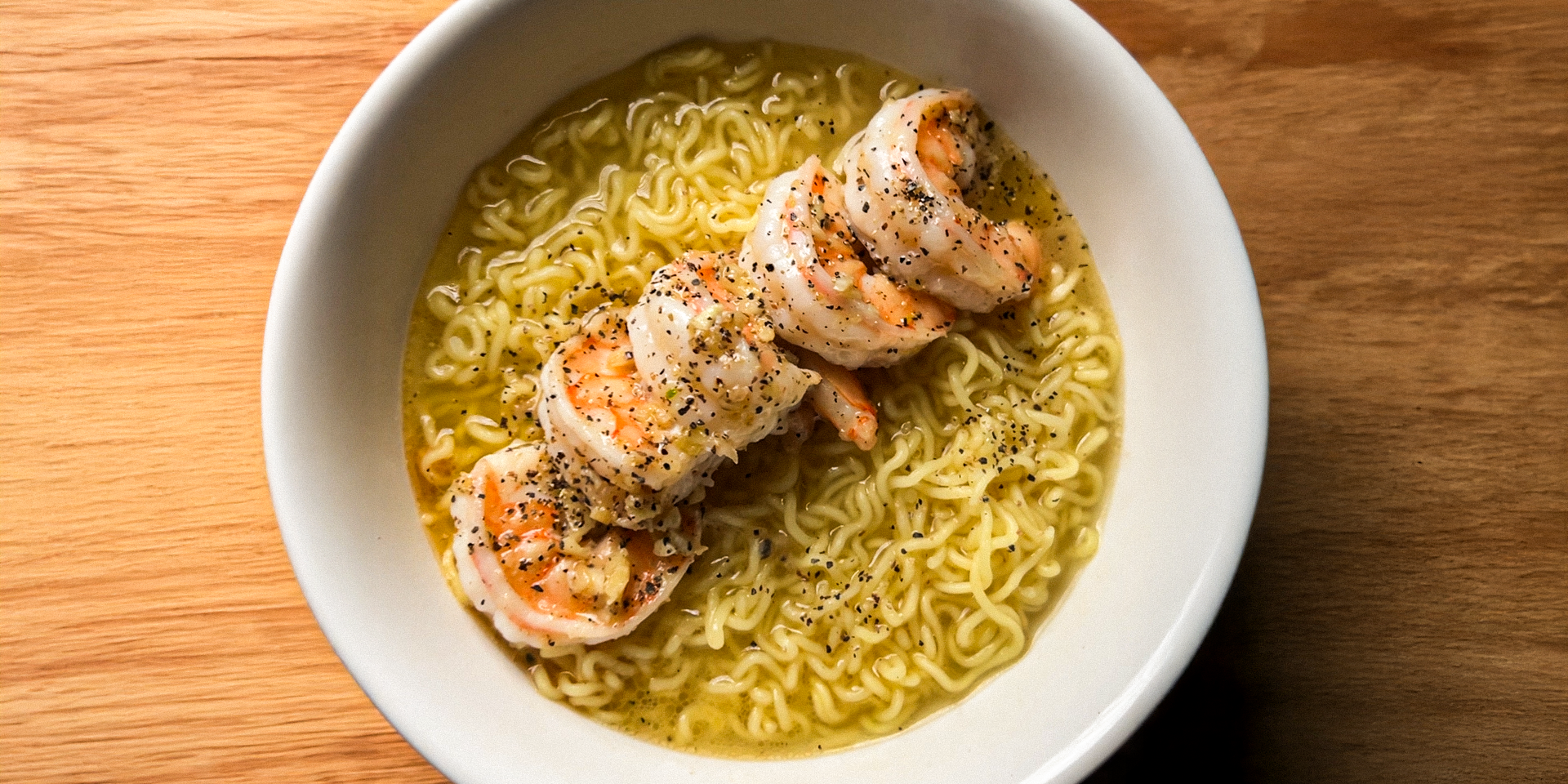 Garlic Butter Shrimp Ramen