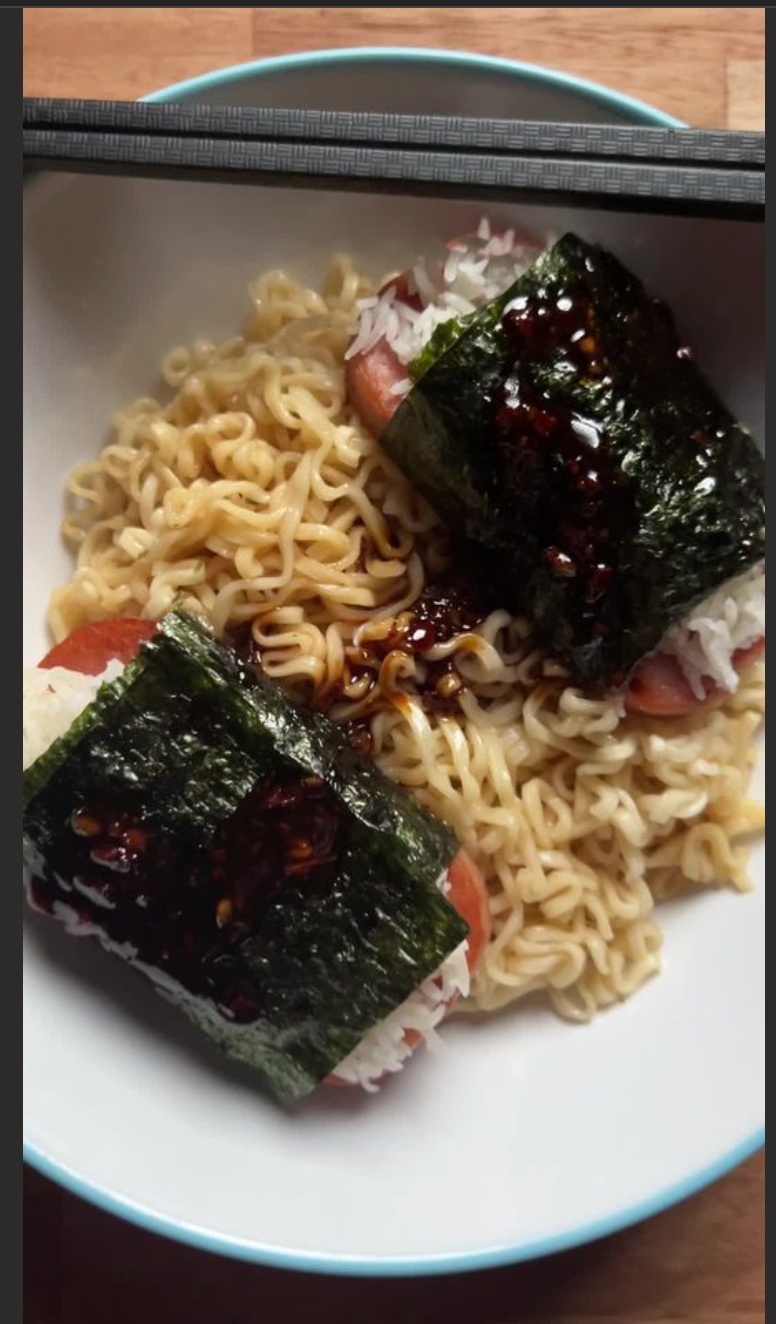 Spam Instant Ramen Recipe