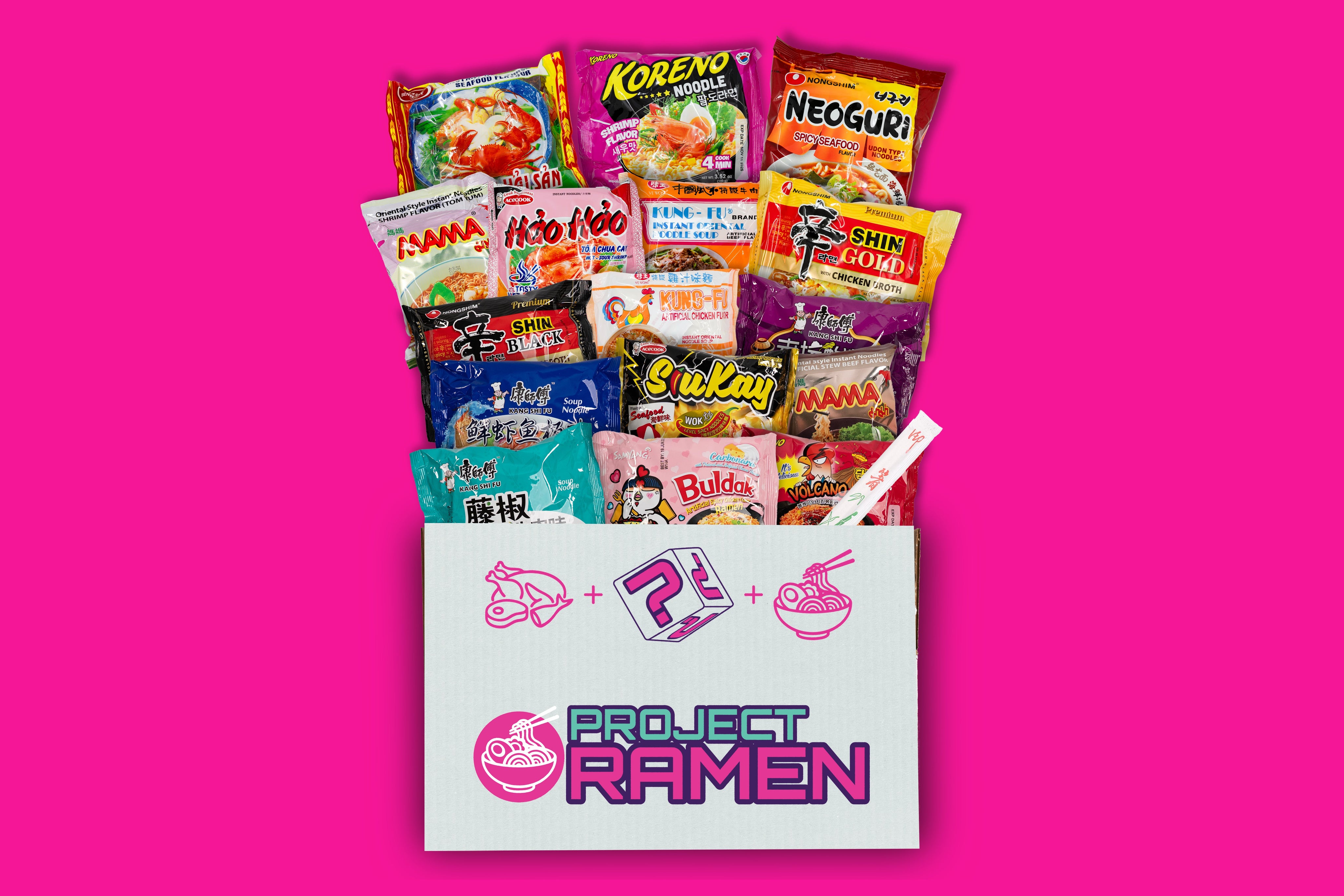 Spicy Ramen Noodles Collection