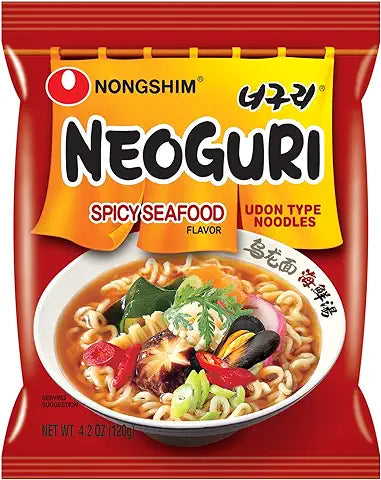 Nongshim Neoguri with Spicy Seafood oackage, projectramen.com