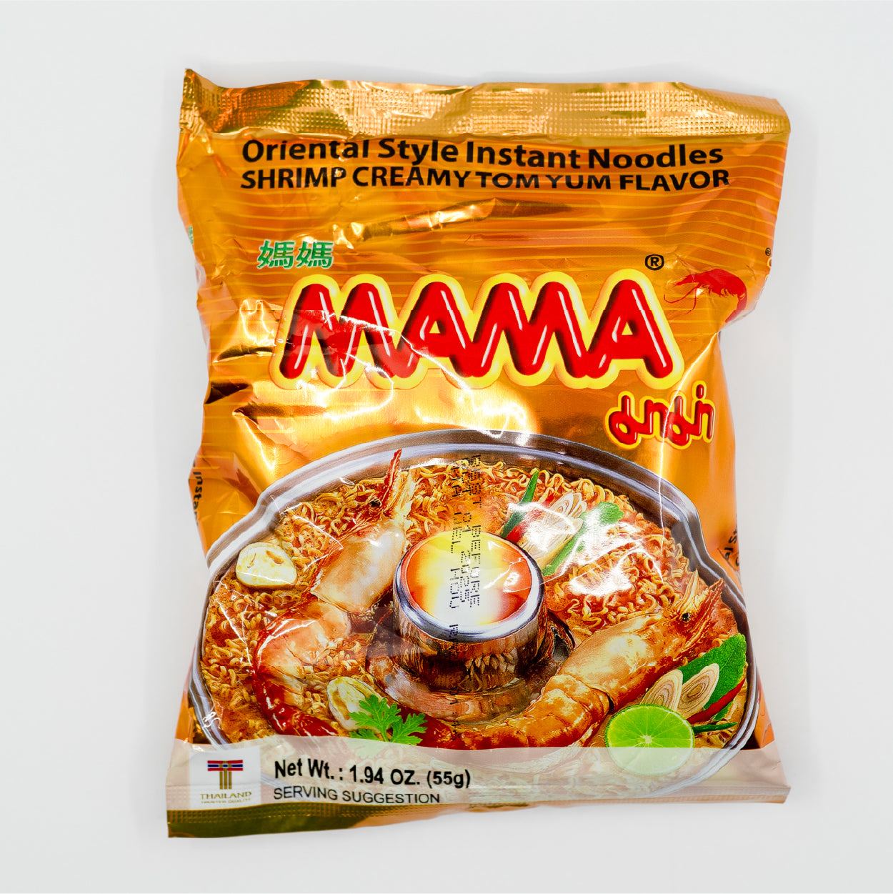 Mama Shrimp Creamy Tom Yum Ramen Noodles Instant Project Ramen