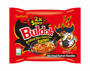 Samyang Buldak 2X Hot Spicy Chicken Ramen Instant Ramen Noodle Soup Korean Style (15 Pack / 30 Pack)