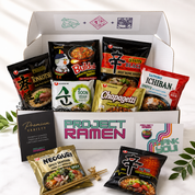 Variety Premium Instant Ramen Noodle Mystery Box | Curated Instant Noodle Gift Set 16 Count | 8 Flavors