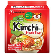 Nongshim Kimchi Ramyun Shin Instant Ramen Noodle Soup Spicy (12 Pack / 18 Pack / 24 Pack)