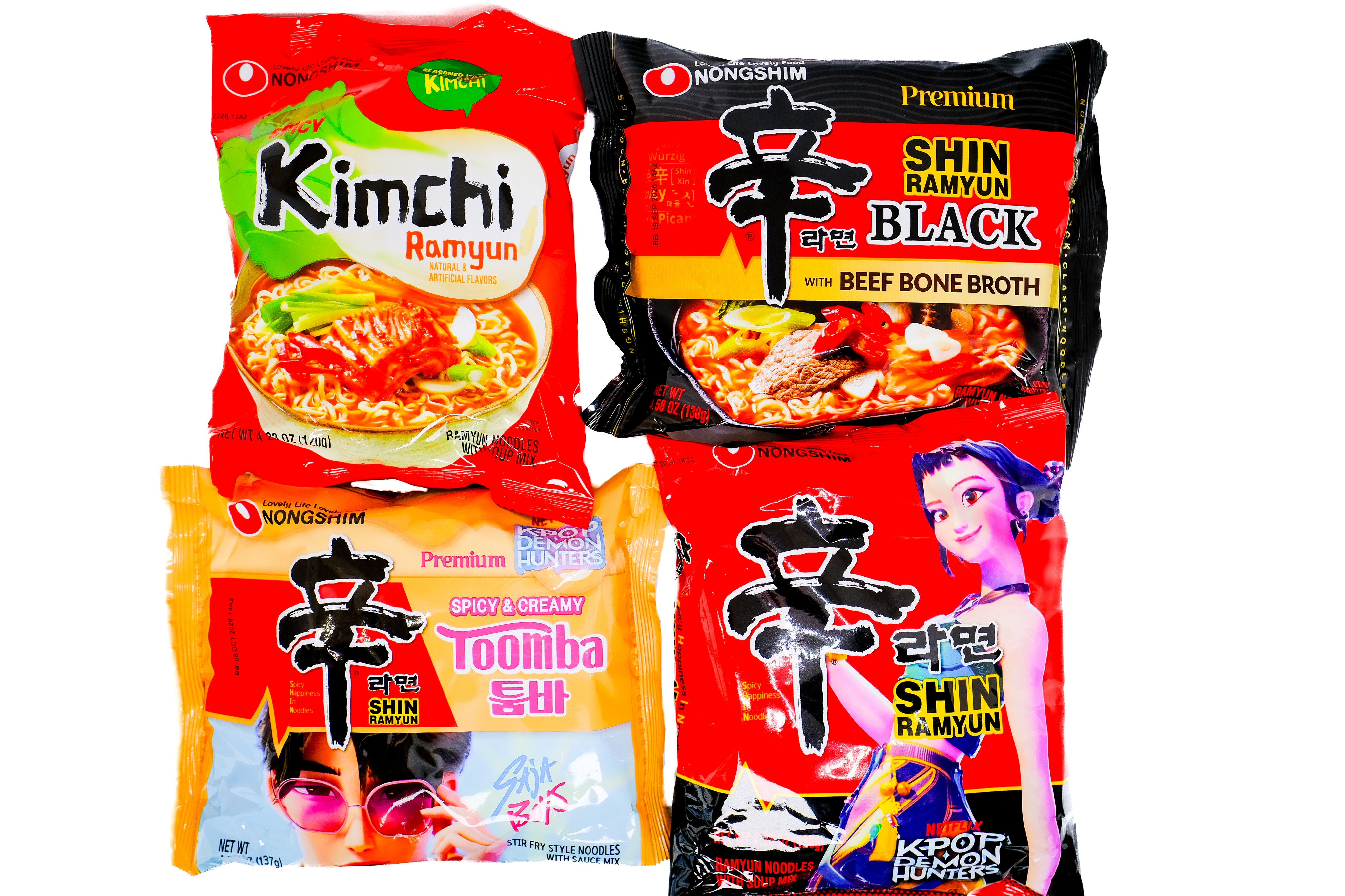 Variety Premium Instant Ramen Noodle Mystery Box | Curated Instant Noodle Gift Set 16 Count | 8 Flavors