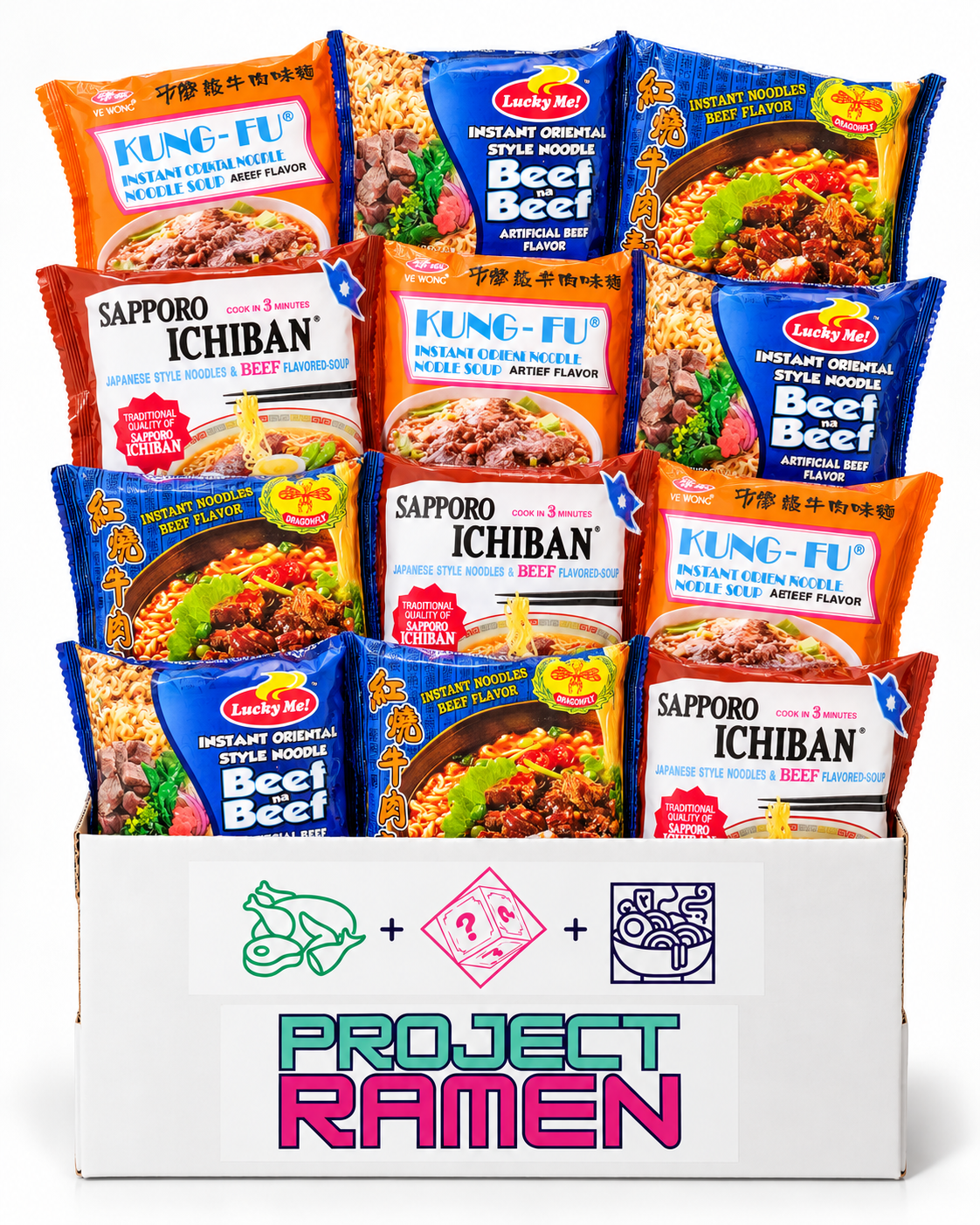 ultra beef instant ramen noodle soup variety bundle box shop beef instant ramen noodle online project ramen