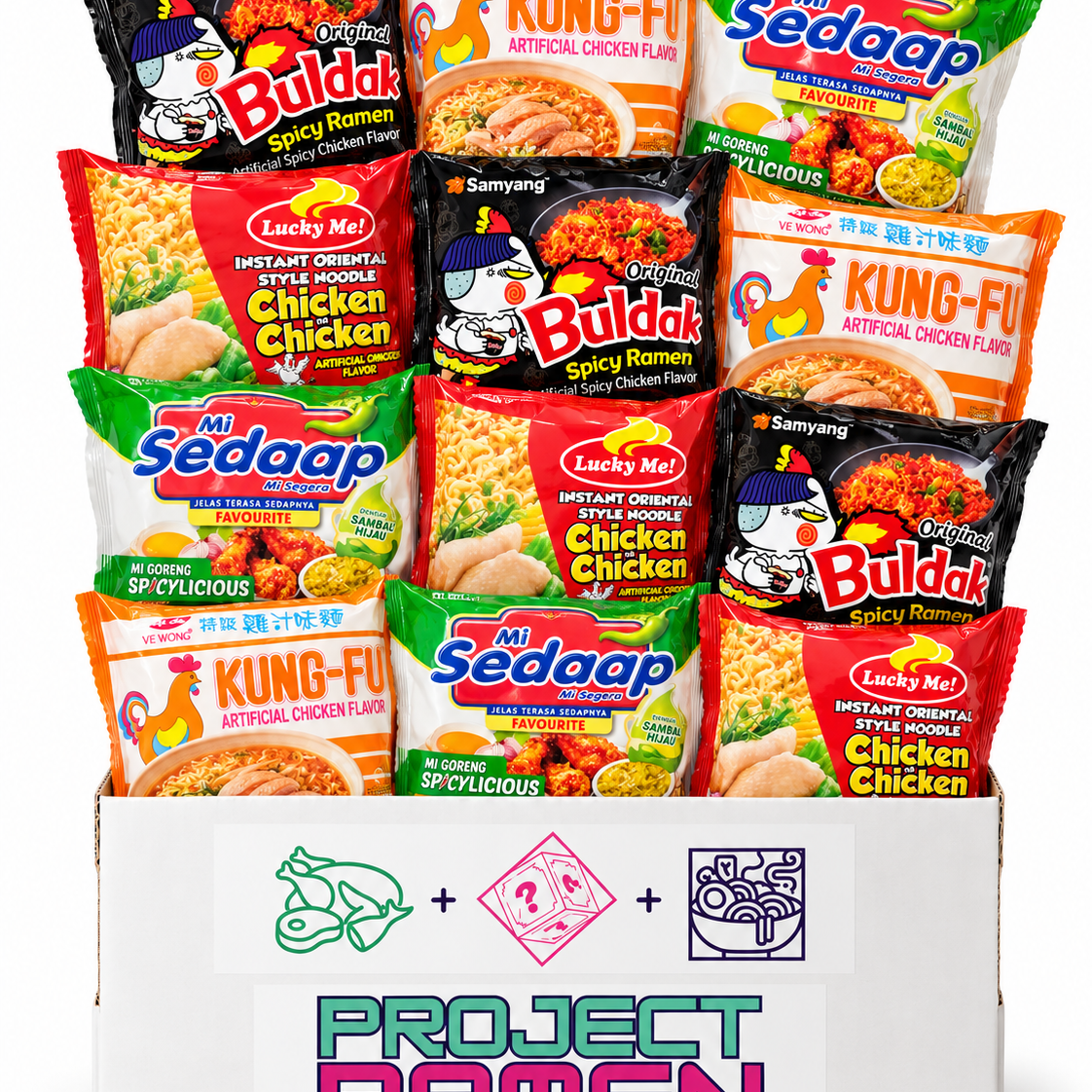 ultra chicken instant ramen noodle soup variety bundle box shop chicken instant ramen noodle online project ramen