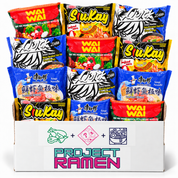 Ultra Seafood Instant Ramen Noodle Box | 4 Flavor Variety | 16/20 Pack | Seafood Ramen Gift Bundle