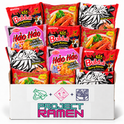 Ultra Spicy Instant Ramen Noodle Box | 4 Flavor Variety | 16/20 Pack | Spicy Ramen Gift Bundle