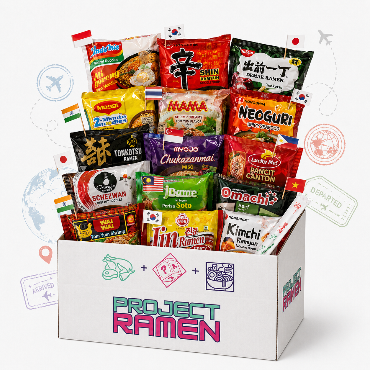 global instant ramen noodle variety bundle box shop instant noodle online project ramen 