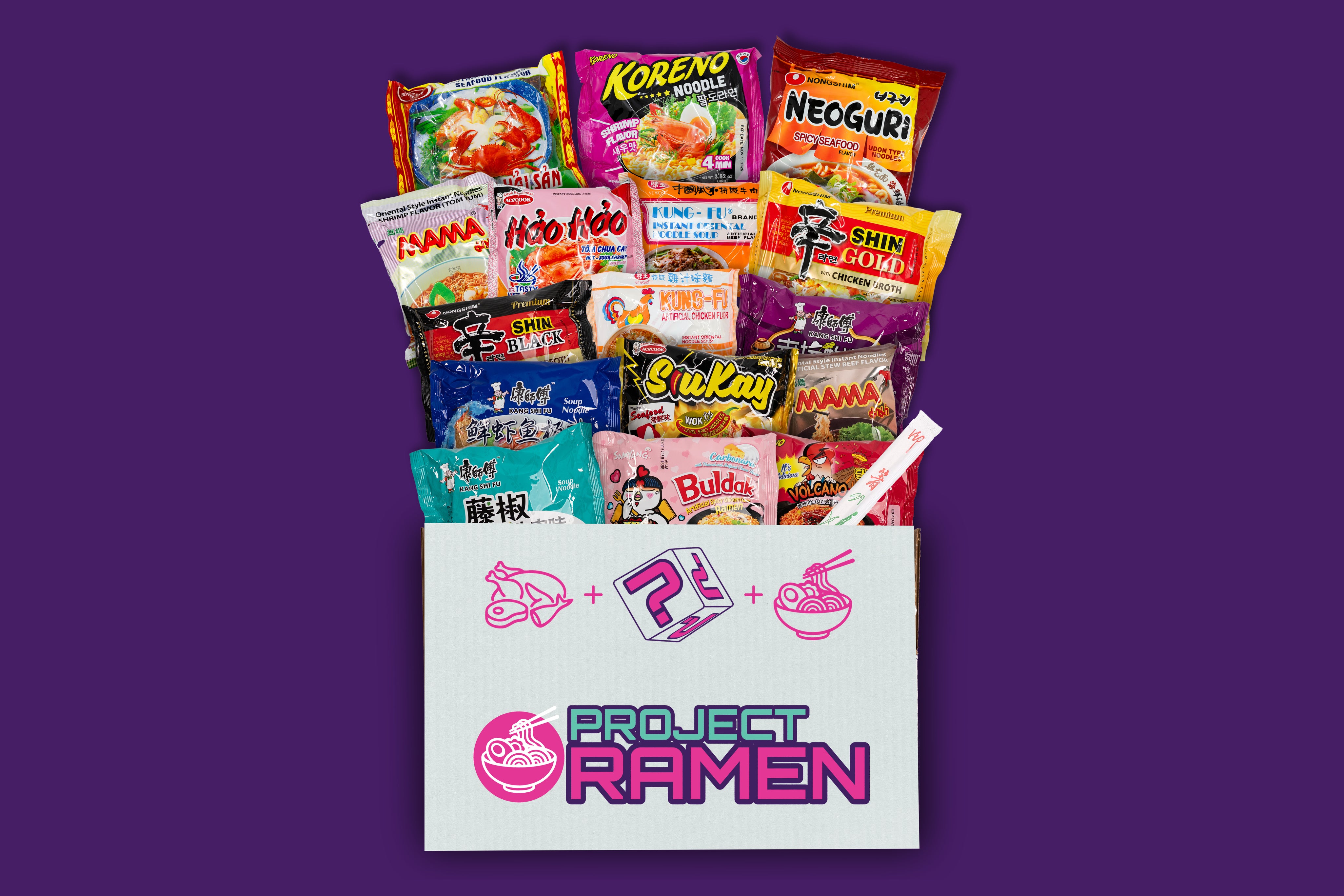 Dragonfly Hot and Sour Shrimp Noodle Instant Ramen Noodle Soup Style (15 Pack / 30 Pack)